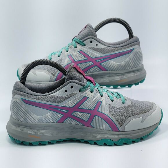 ASICS Gel-Scram 6 Athletic Running Shoe Womens Size 6.5 1012A730 Gray Purple - Picture 6 of 9